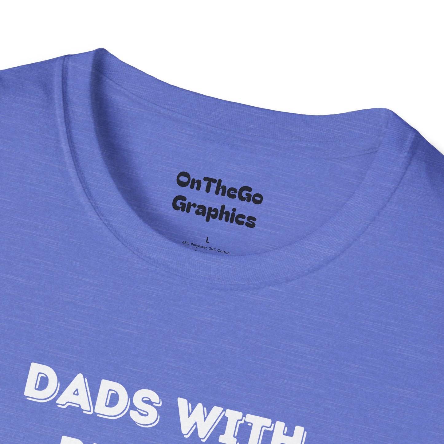 Dads with Beards T-Shirt | Funny Gift for Bearded Dads | Unisex Softstyle Tee