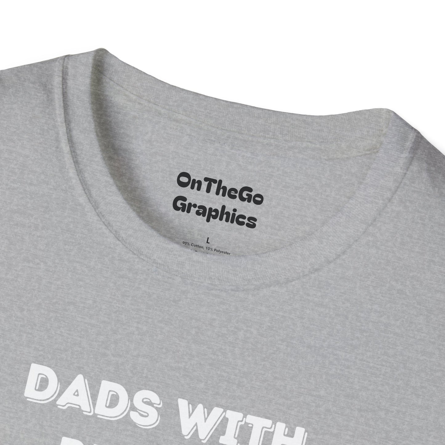 Dads with Beards T-Shirt | Funny Gift for Bearded Dads | Unisex Softstyle Tee