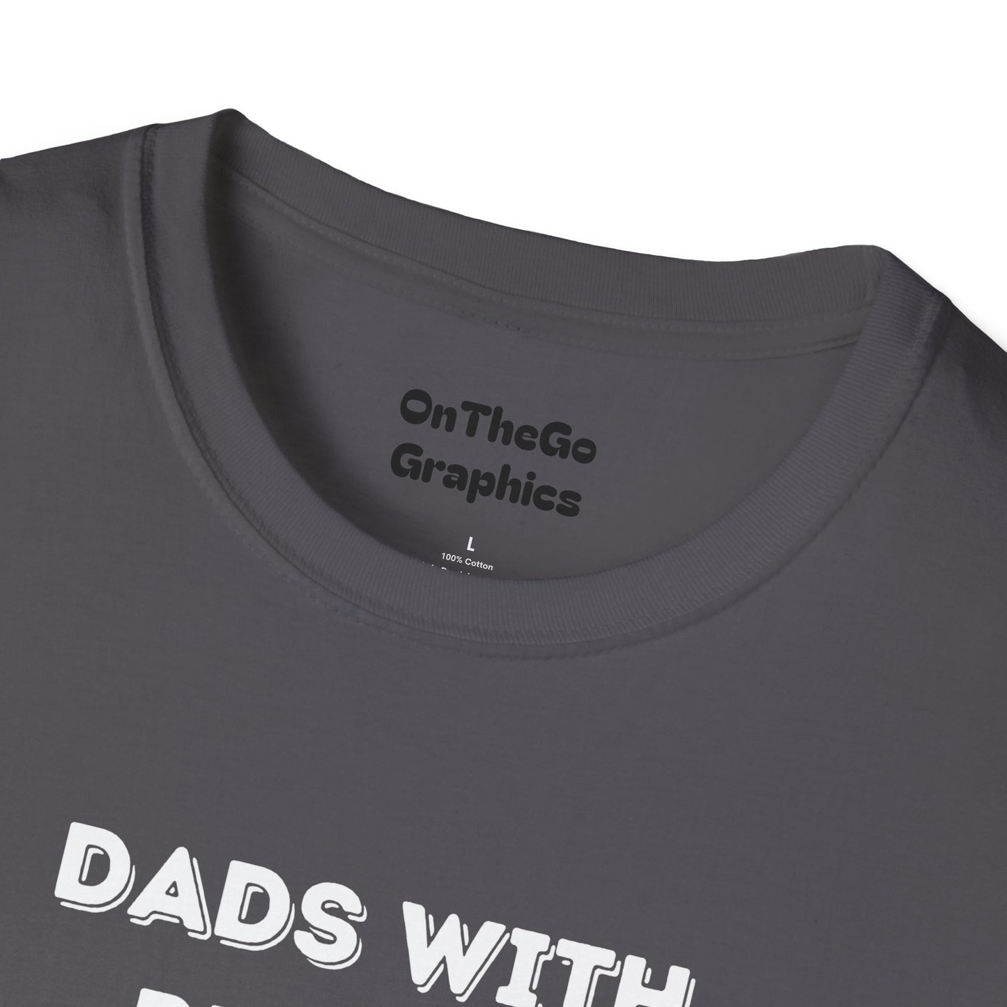Dads with Beards T-Shirt | Funny Gift for Bearded Dads | Unisex Softstyle Tee