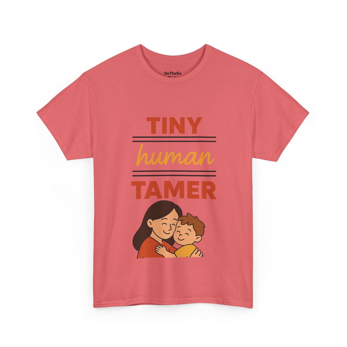 Tiny Human Tamer Unisex Heavy Cotton Tee - Cute Parenting and caregiver gift