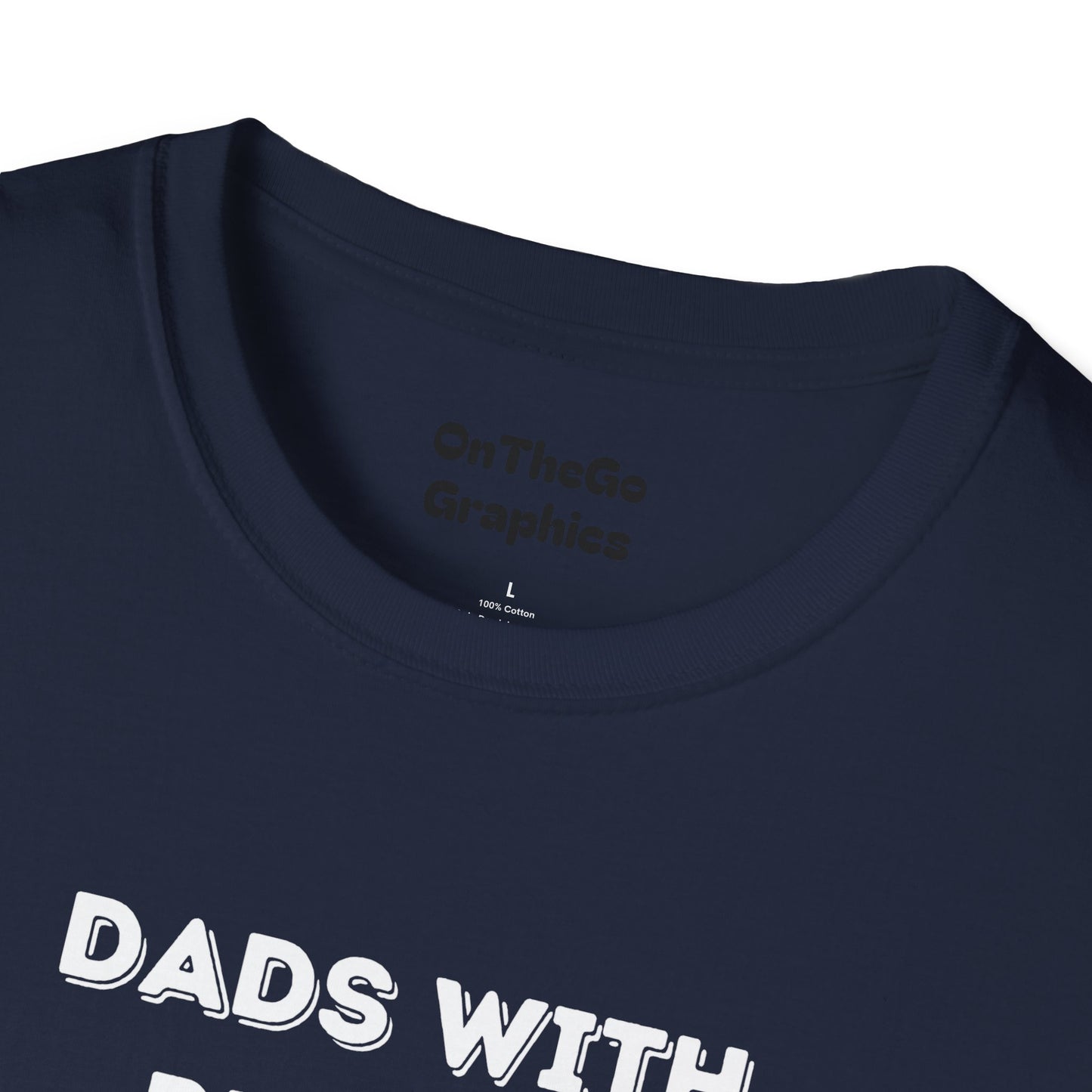 Dads with Beards T-Shirt | Funny Gift for Bearded Dads | Unisex Softstyle Tee