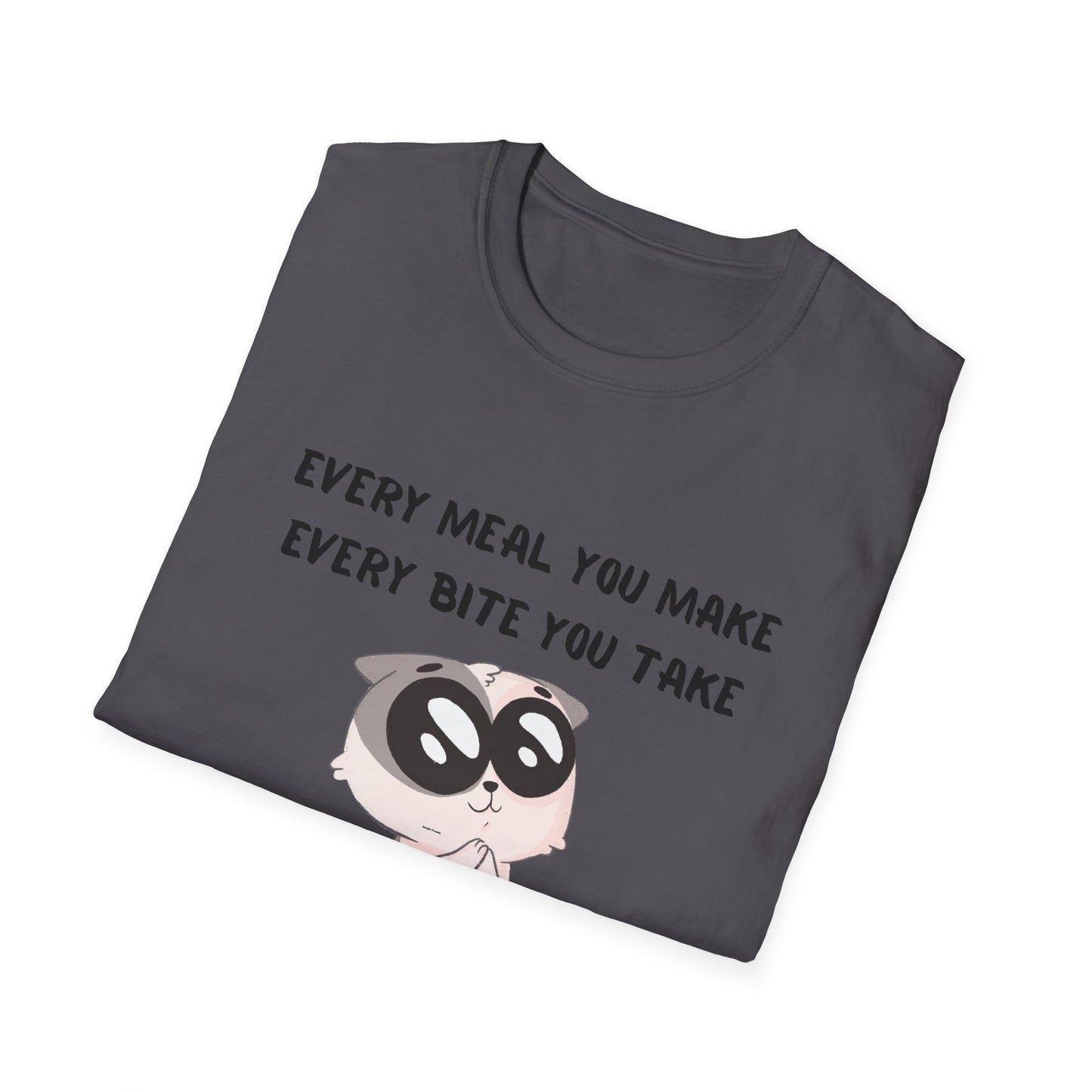 Funny Cat Watching You T-Shirt 2 - Unisex Softstyle Tee for Cat Lovers