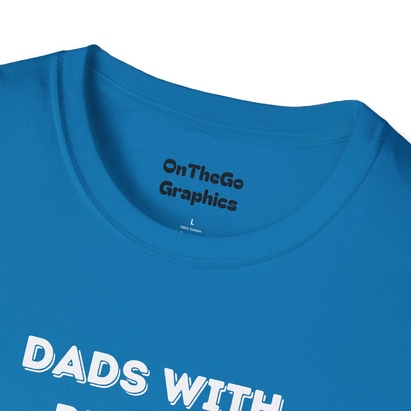 Dads with Beards T-Shirt | Funny Gift for Bearded Dads | Unisex Softstyle Tee