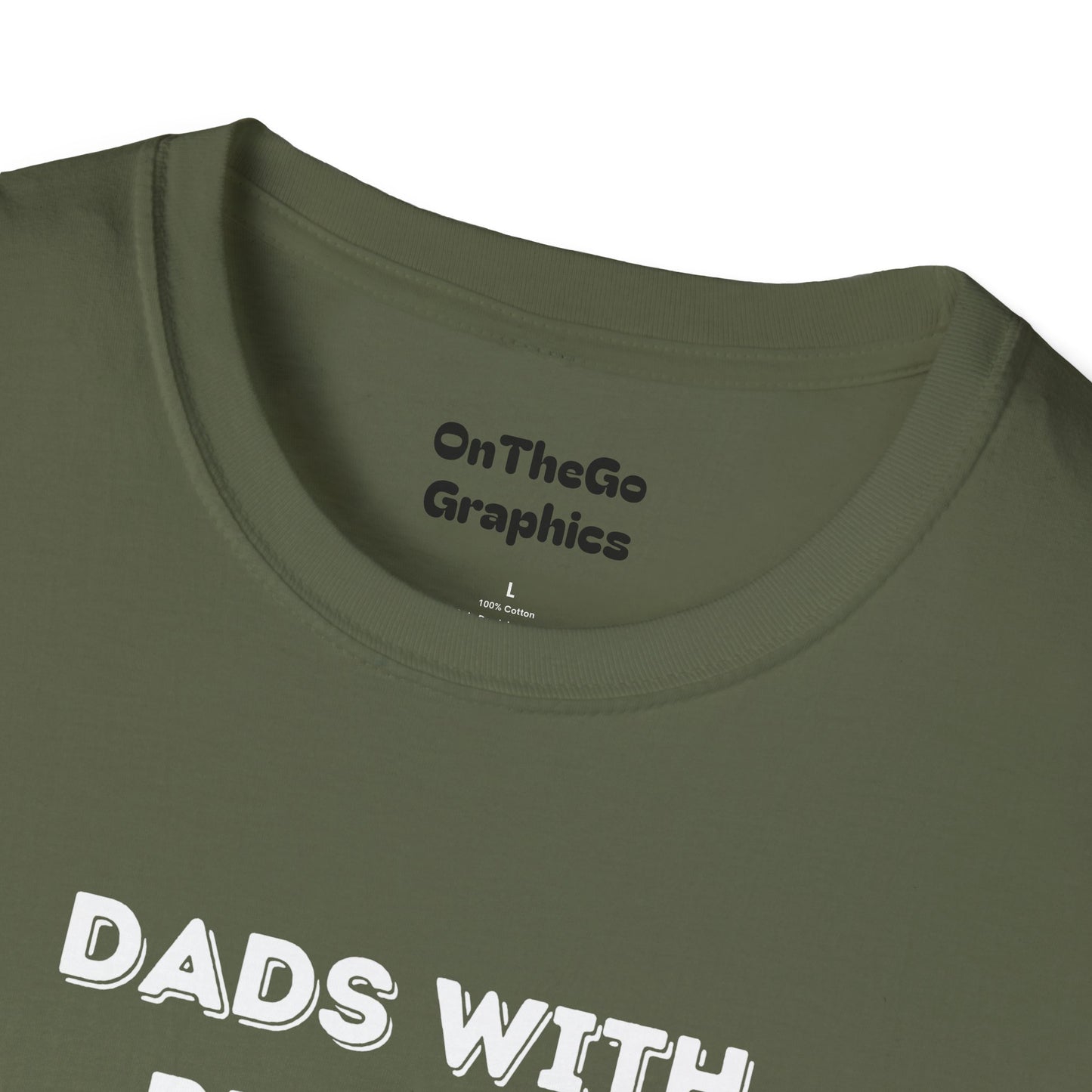 Dads with Beards T-Shirt | Funny Gift for Bearded Dads | Unisex Softstyle Tee