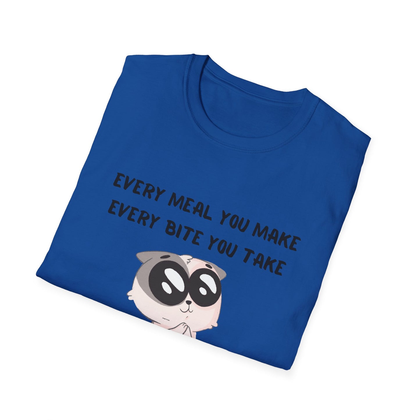 Funny Cat Watching You T-Shirt 2 - Unisex Softstyle Tee for Cat Lovers