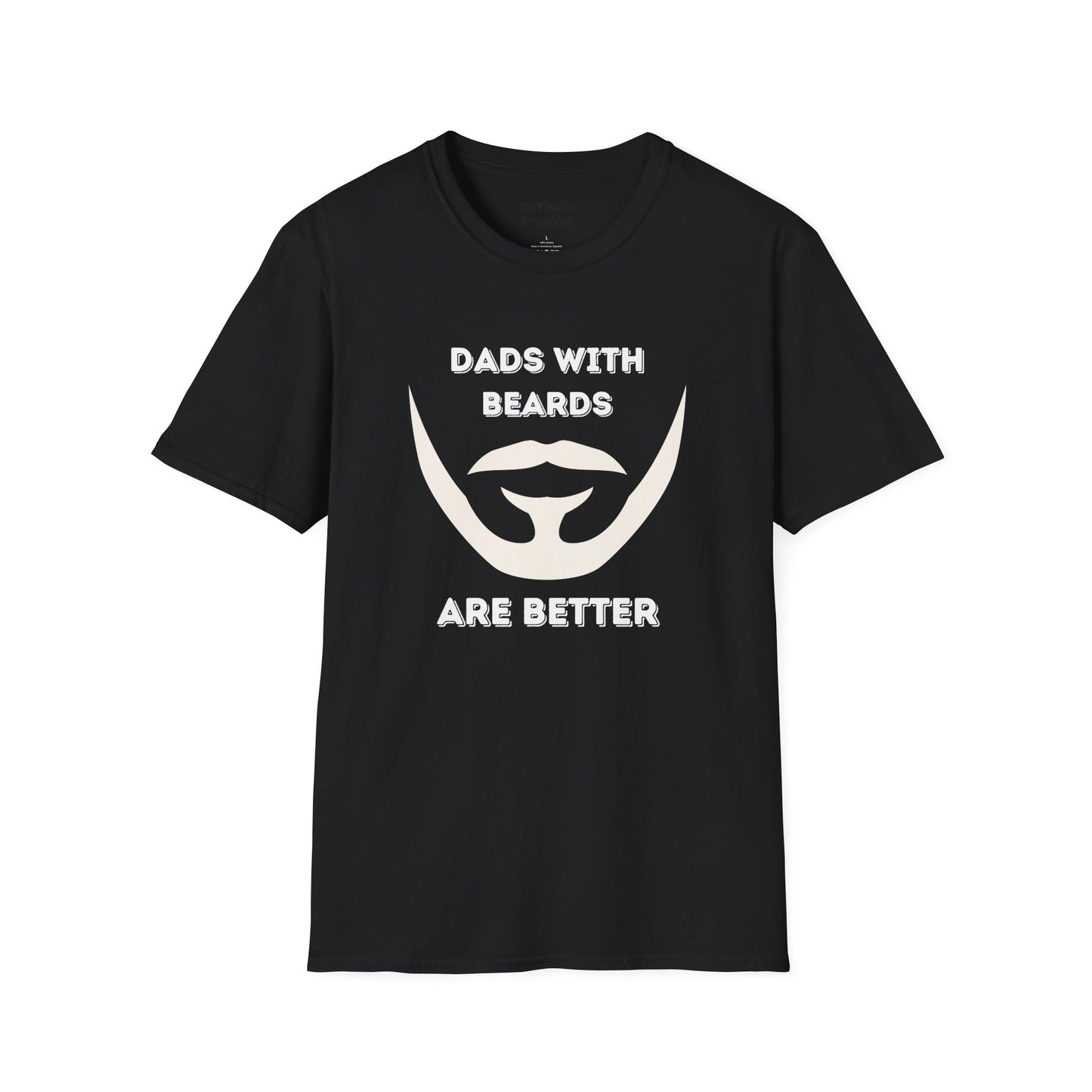 Dads with Beards T-Shirt | Funny Gift for Bearded Dads | Unisex Softstyle Tee