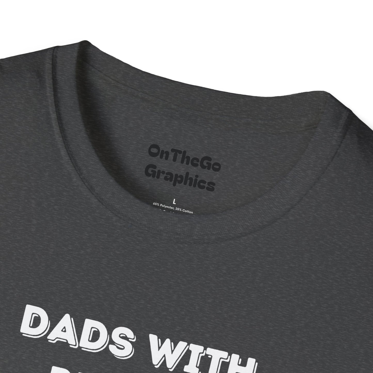 Dads with Beards T-Shirt | Funny Gift for Bearded Dads | Unisex Softstyle Tee