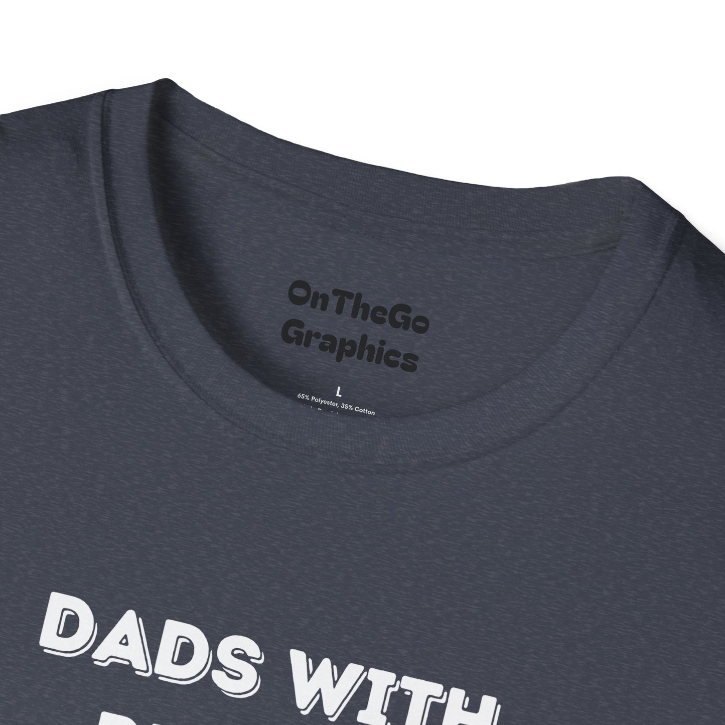 Dads with Beards T-Shirt | Funny Gift for Bearded Dads | Unisex Softstyle Tee