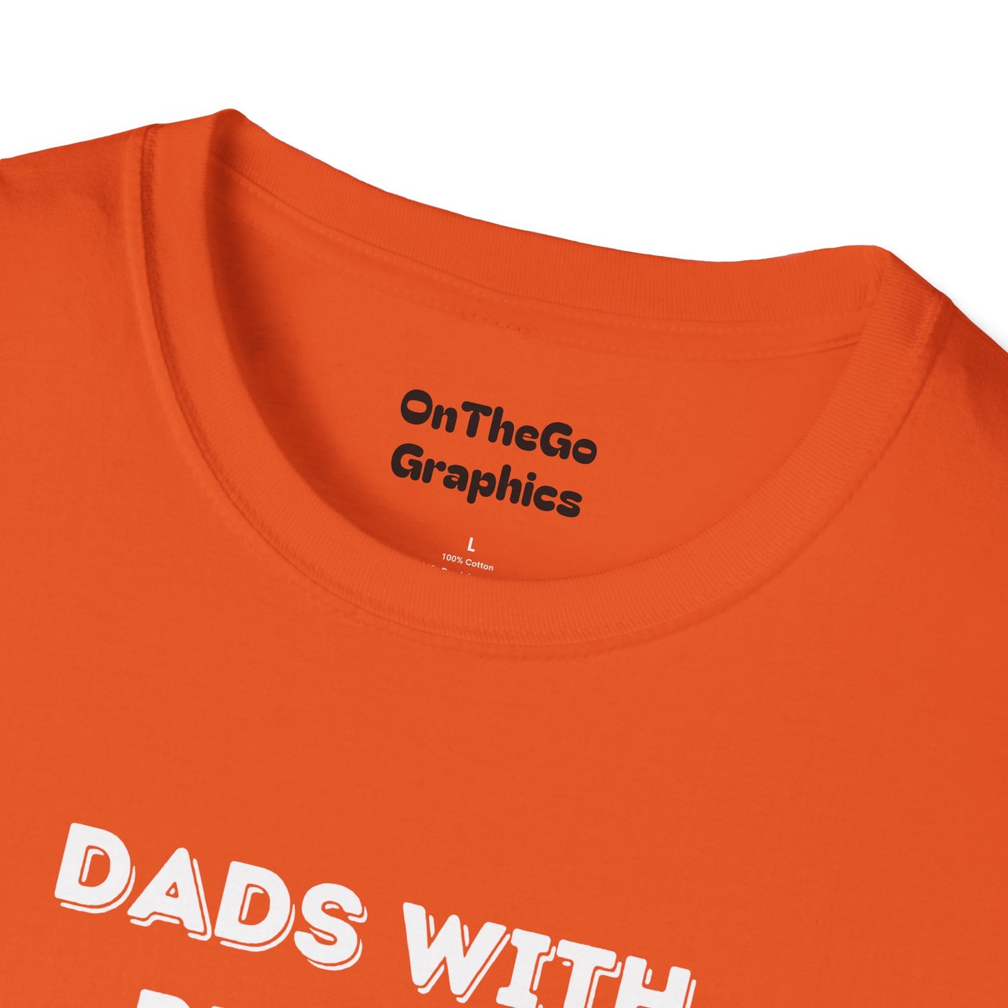 Dads with Beards T-Shirt | Funny Gift for Bearded Dads | Unisex Softstyle Tee