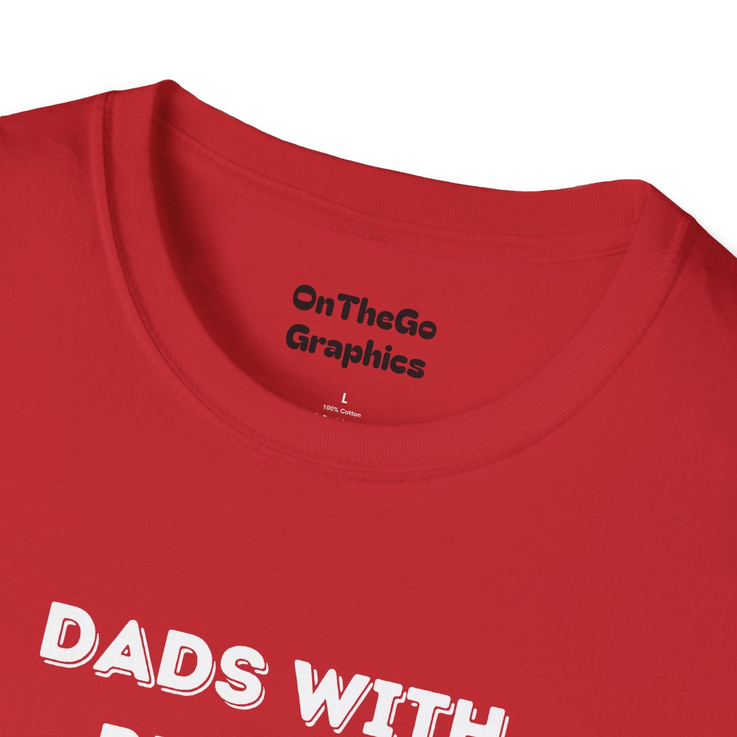 Dads with Beards T-Shirt | Funny Gift for Bearded Dads | Unisex Softstyle Tee