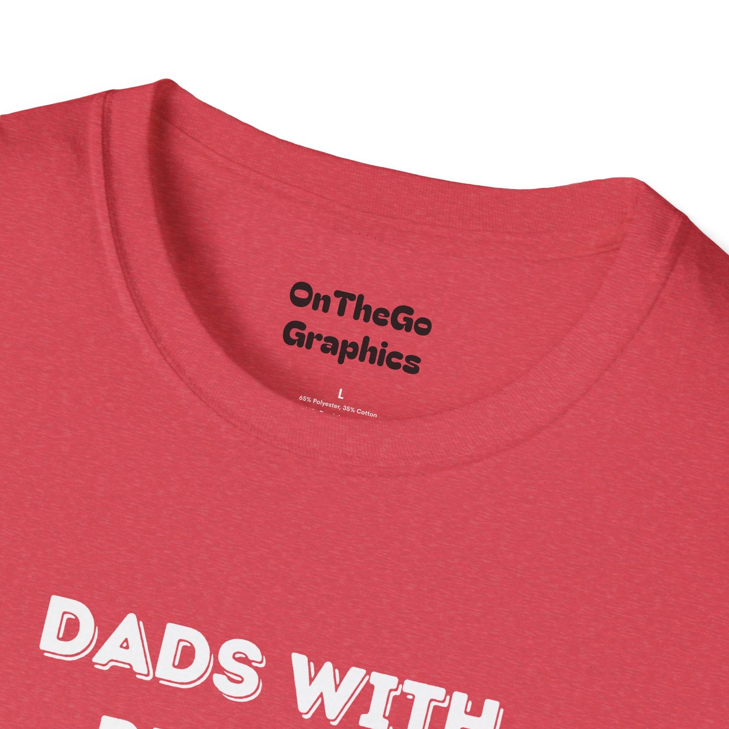 Dads with Beards T-Shirt | Funny Gift for Bearded Dads | Unisex Softstyle Tee