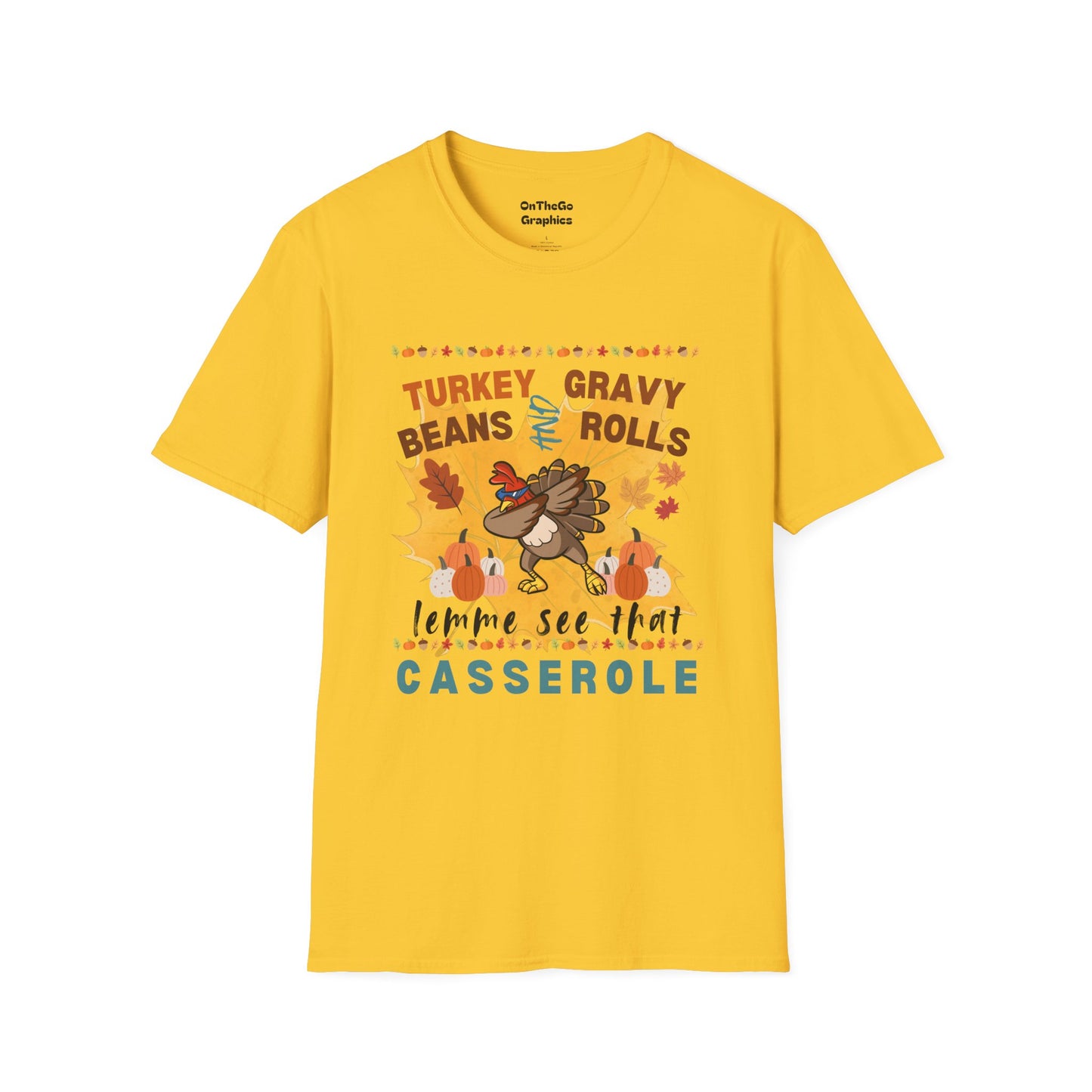 Fall Thanksgiving and Holiday and Family Dinner Tee Graphic T Shirt