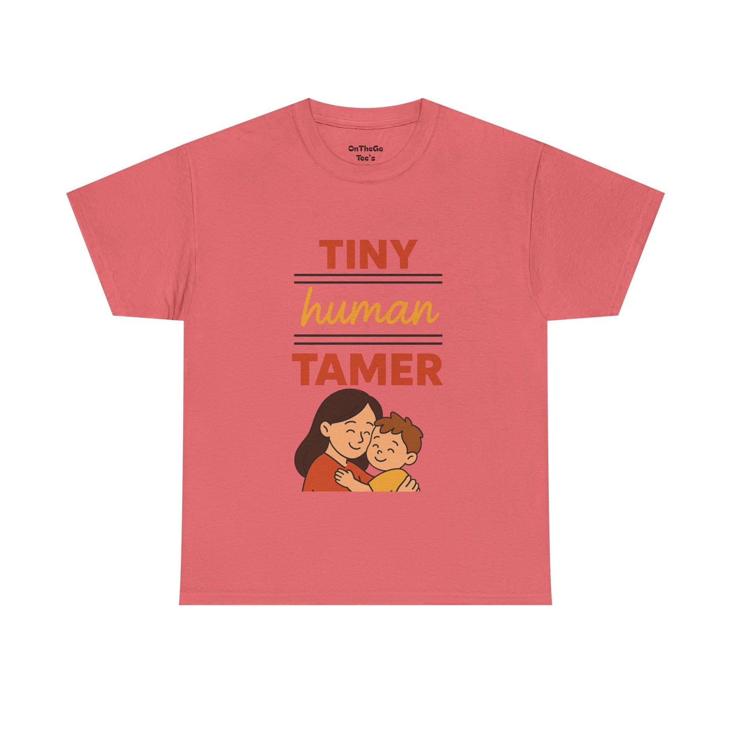 Tiny Human Tamer Unisex Heavy Cotton Tee - Cute Parenting and caregiver gift