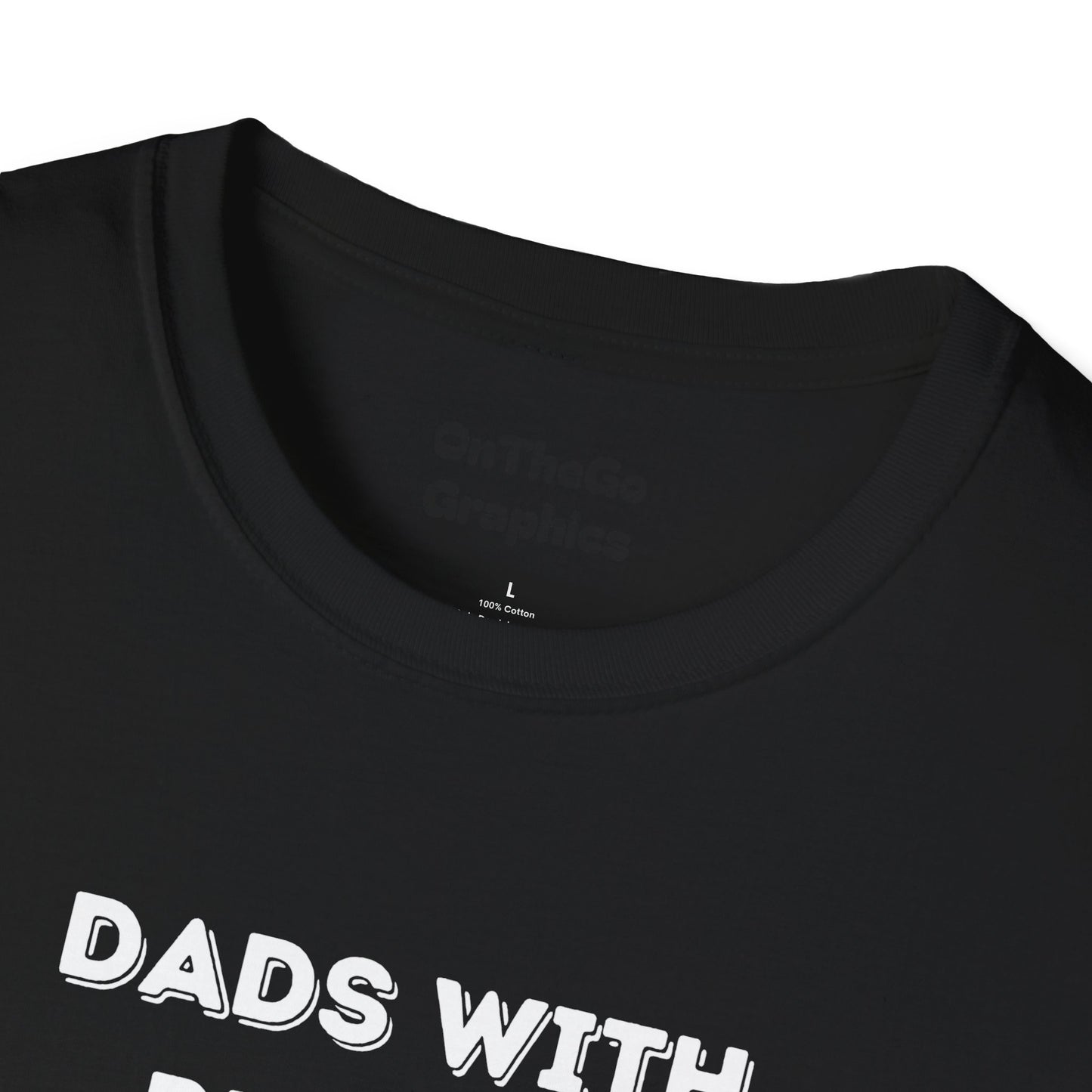 Dads with Beards T-Shirt | Funny Gift for Bearded Dads | Unisex Softstyle Tee