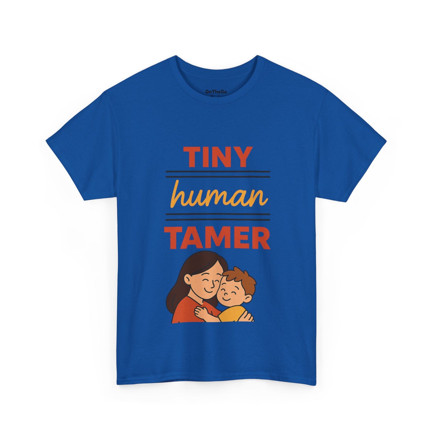 Tiny Human Tamer Unisex Heavy Cotton Tee - Cute Parenting and caregiver gift