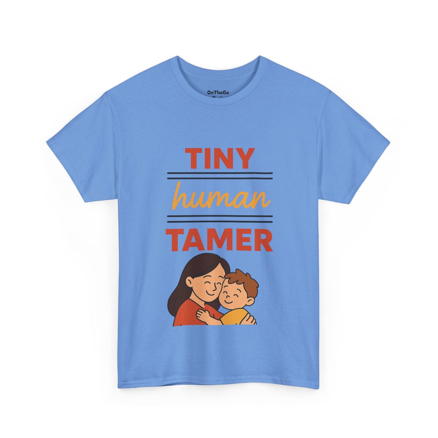 Tiny Human Tamer Unisex Heavy Cotton Tee - Cute Parenting and caregiver gift