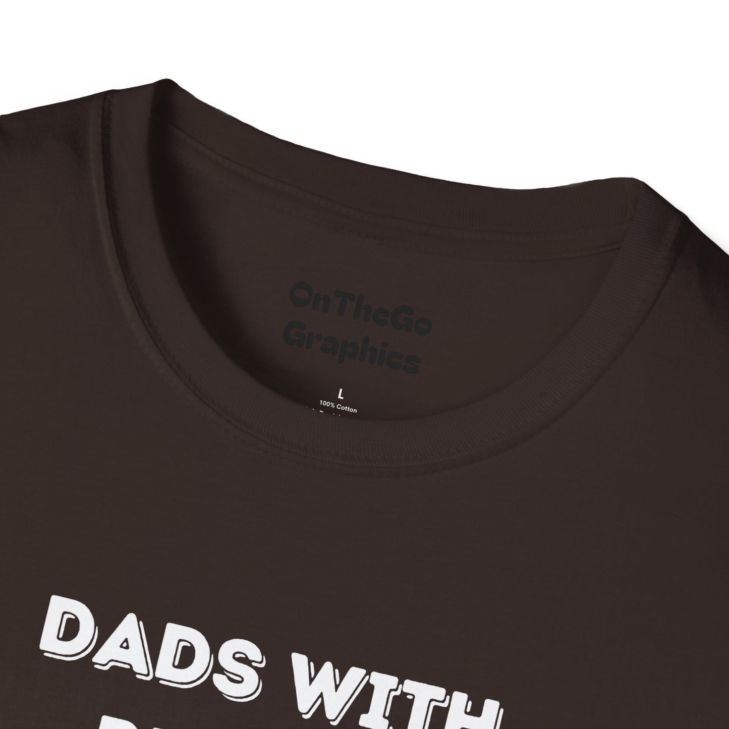 Dads with Beards T-Shirt | Funny Gift for Bearded Dads | Unisex Softstyle Tee