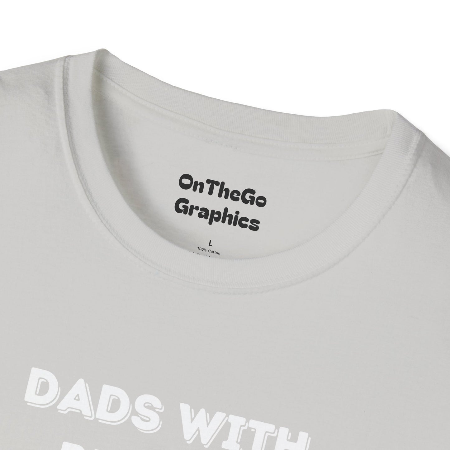 Dads with Beards T-Shirt | Funny Gift for Bearded Dads | Unisex Softstyle Tee