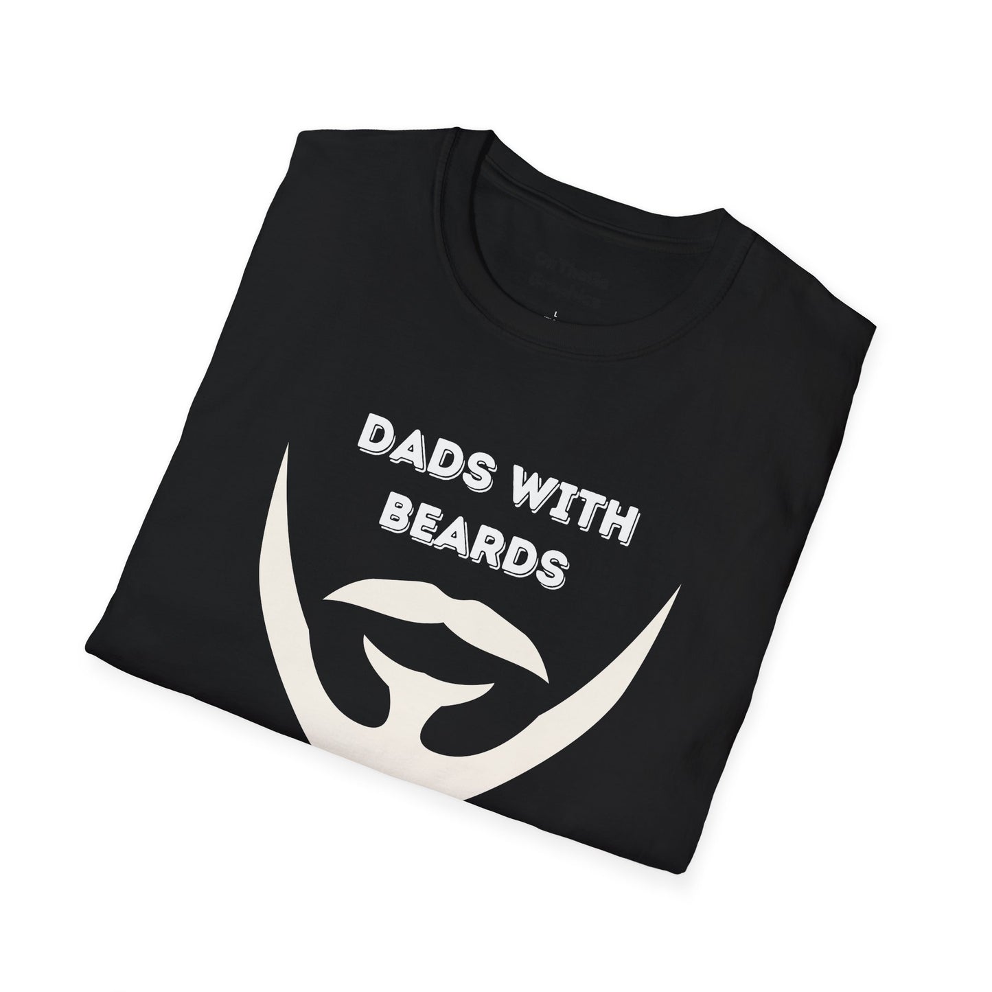 Dads with Beards T-Shirt | Funny Gift for Bearded Dads | Unisex Softstyle Tee