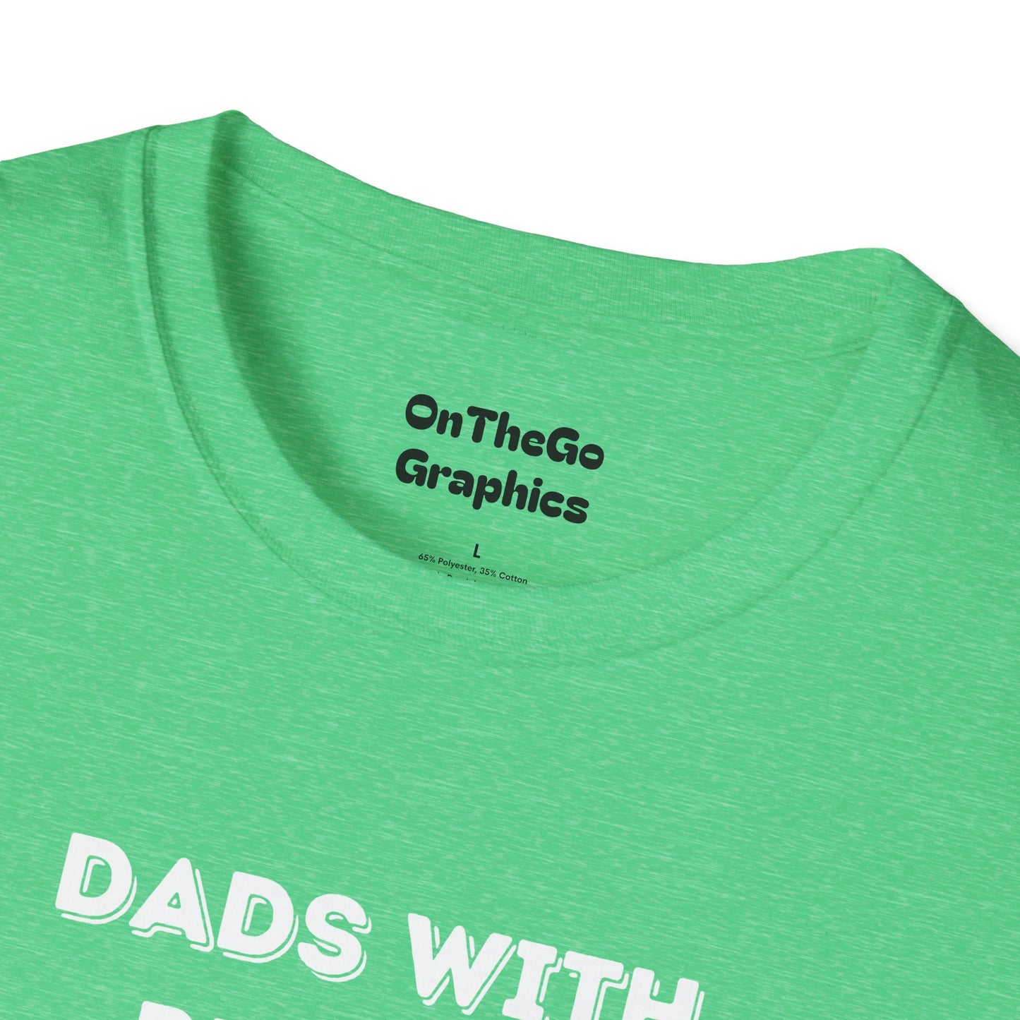 Dads with Beards T-Shirt | Funny Gift for Bearded Dads | Unisex Softstyle Tee