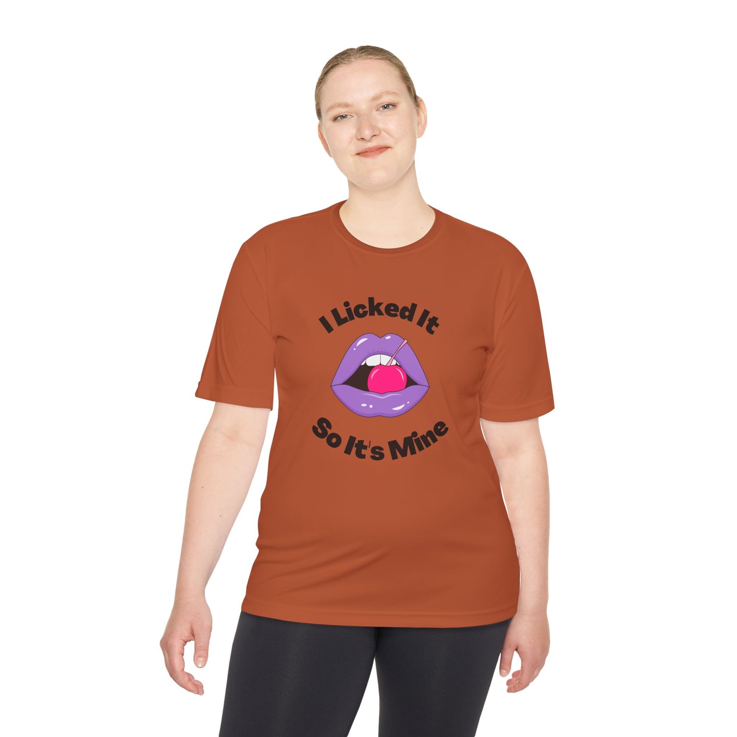 Texas Orange I Licked It #2 Funny Graphic Tee Jersey Fit T Shirt