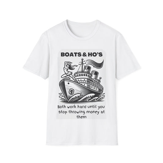 Boats and Ho's Funny T Shirt Soft Style