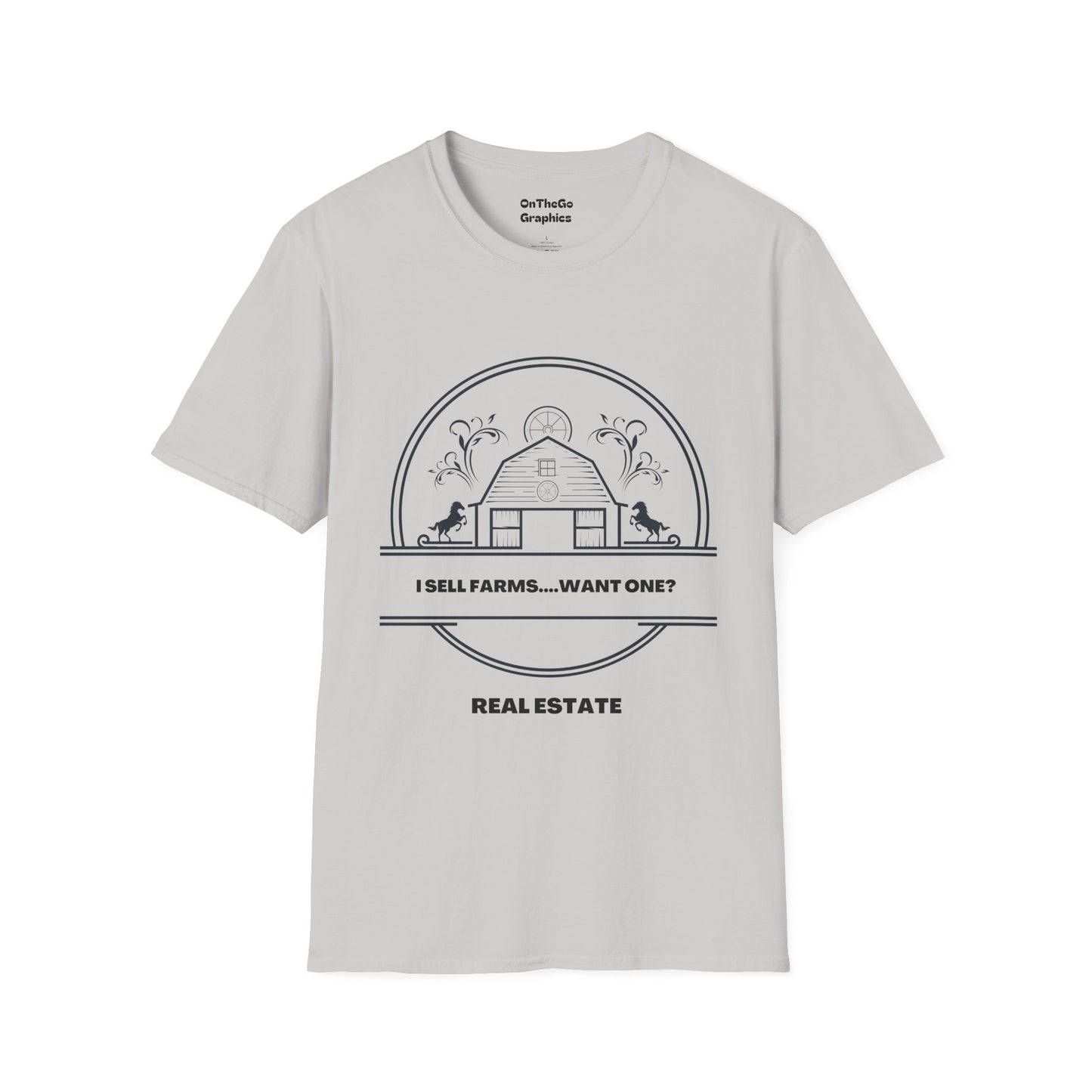 I sell Farms and Barns Real Estate Tee #1 Graphic T-Shirt