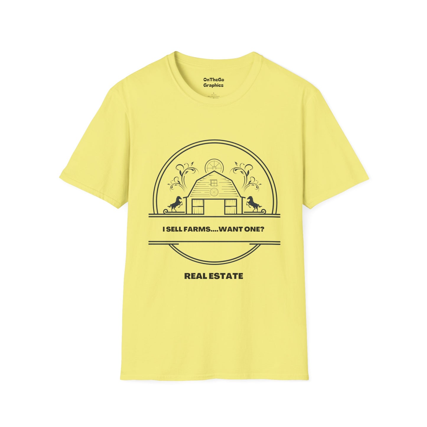 I sell Farms and Barns Real Estate Tee #1 Graphic T-Shirt