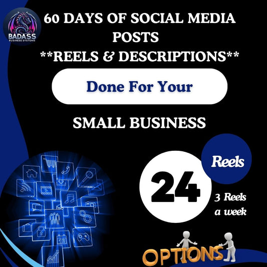60 Days of Reels: Your Social Media Game-Changer! 🎥 Done For You