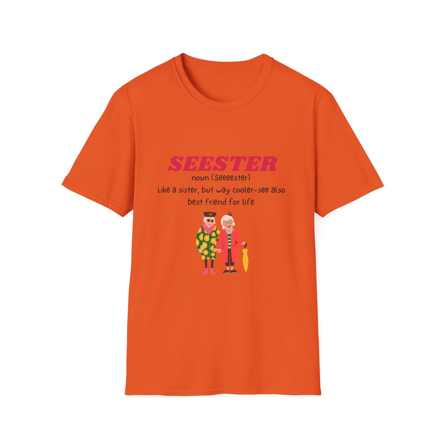 Sister Shirt Seester Funny Tee Unisex Softstyle T-Shirt