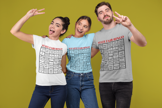 State Fair Bingo T-Shirt  Funny Redneck Humor Tee for Fairs & Festivals