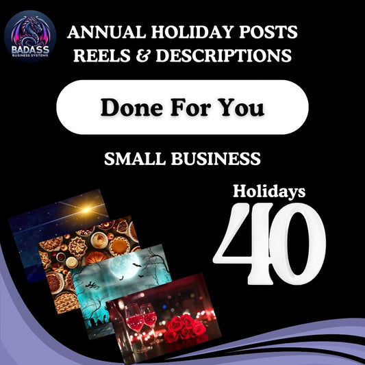 Holiday Reels – Done-for-You Social Media Reels with Music 🎥✨