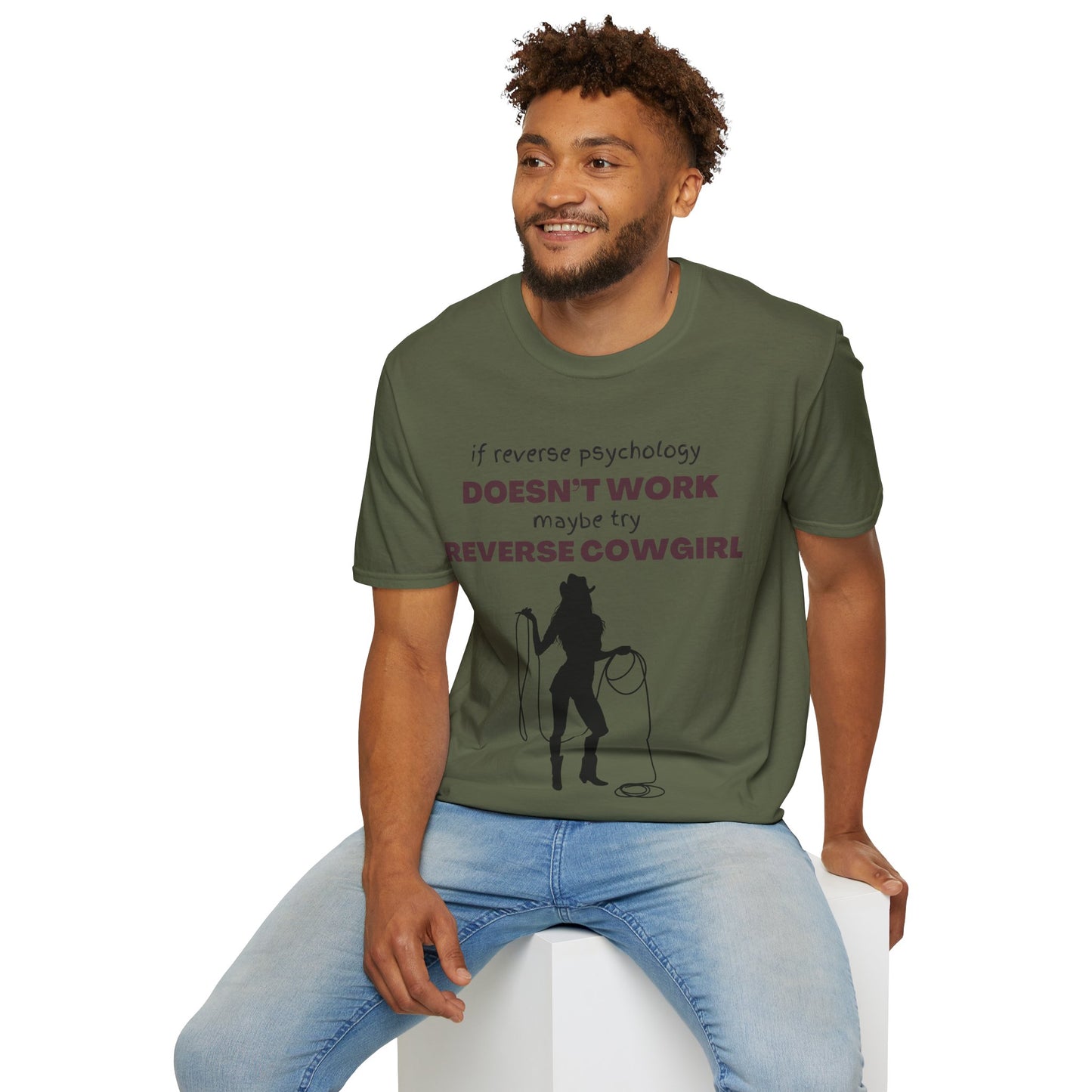 Reverse Cowgirl Funny Tee Soft Style