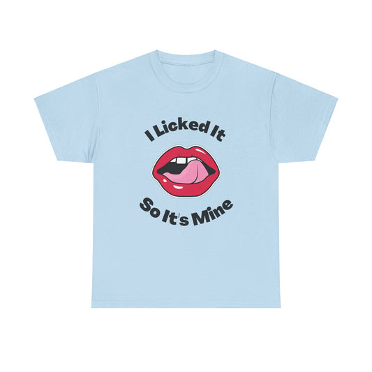 I licked it #1 T shirt Funny Tee Jersey Style Graphic T-Shirt