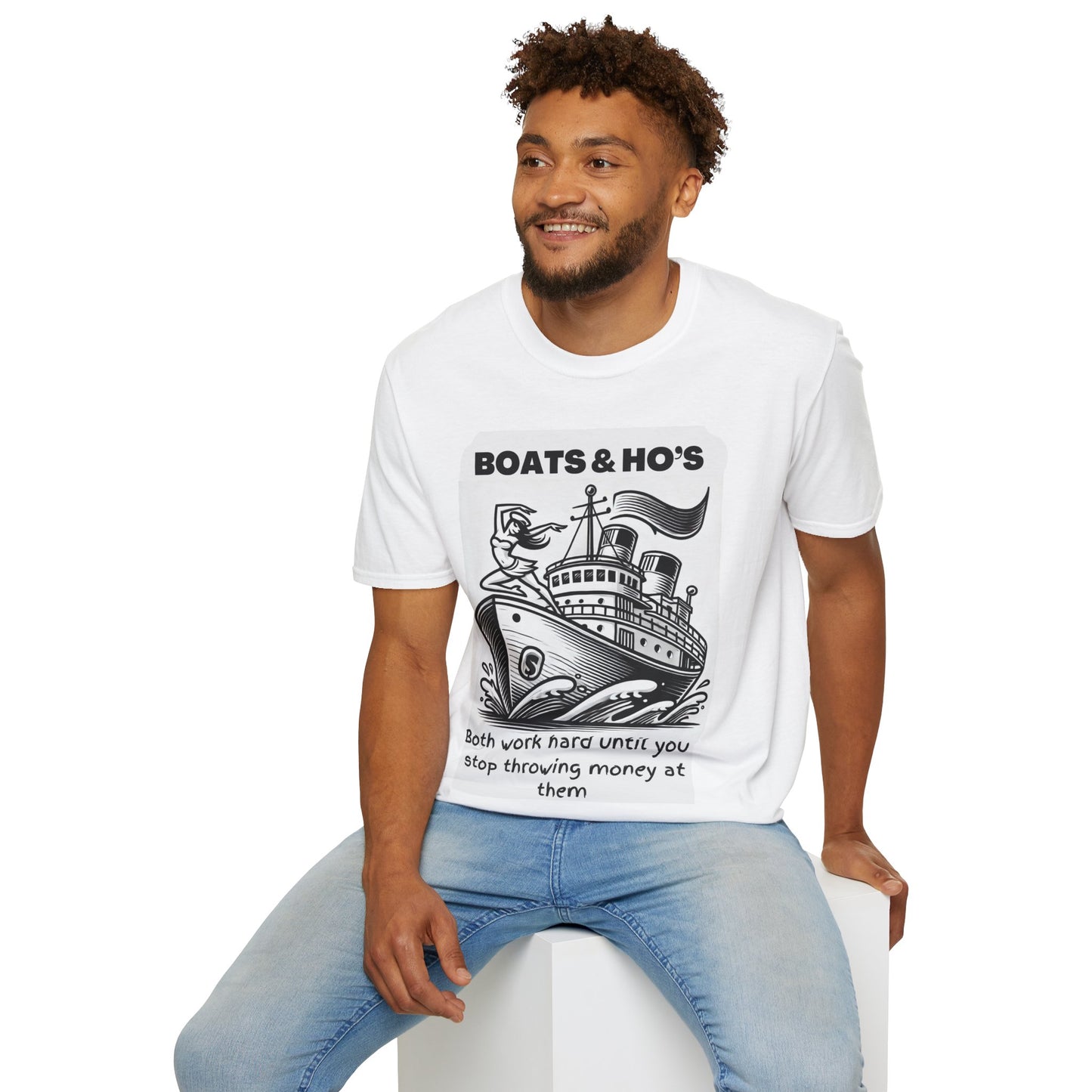 Boats and Ho's Funny T Shirt Soft Style