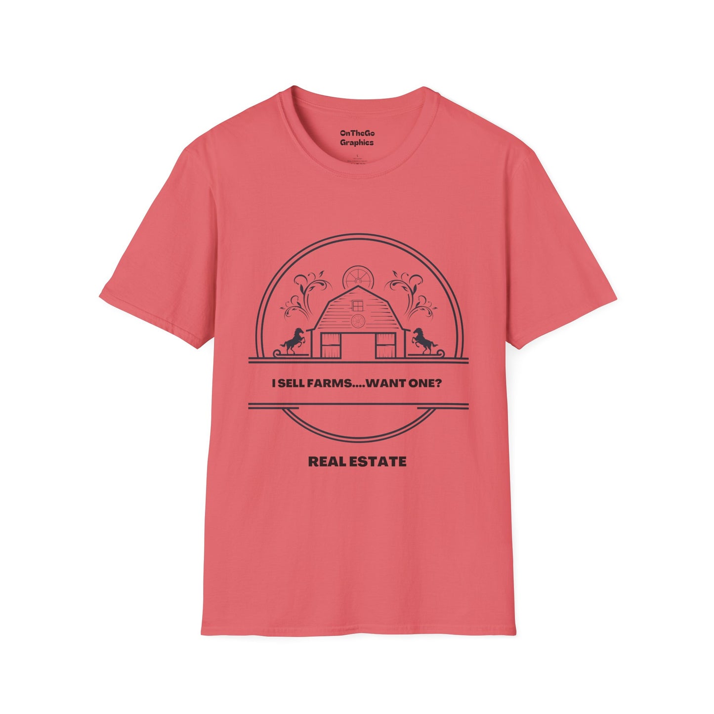 I sell Farms and Barns Real Estate Tee #1 Graphic T-Shirt