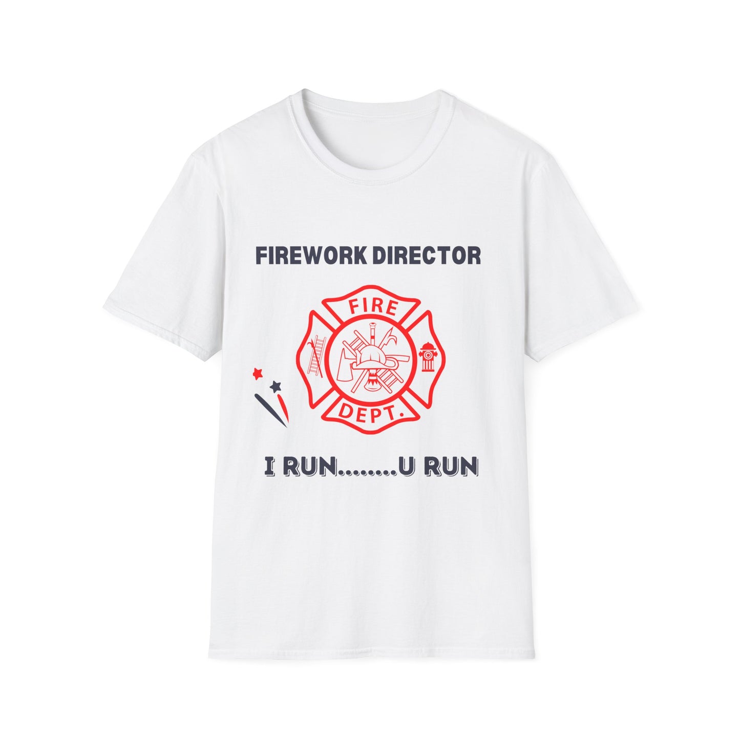 Firework Director Funny Tee Summer Fun Unisex Softstyle T-Shirt