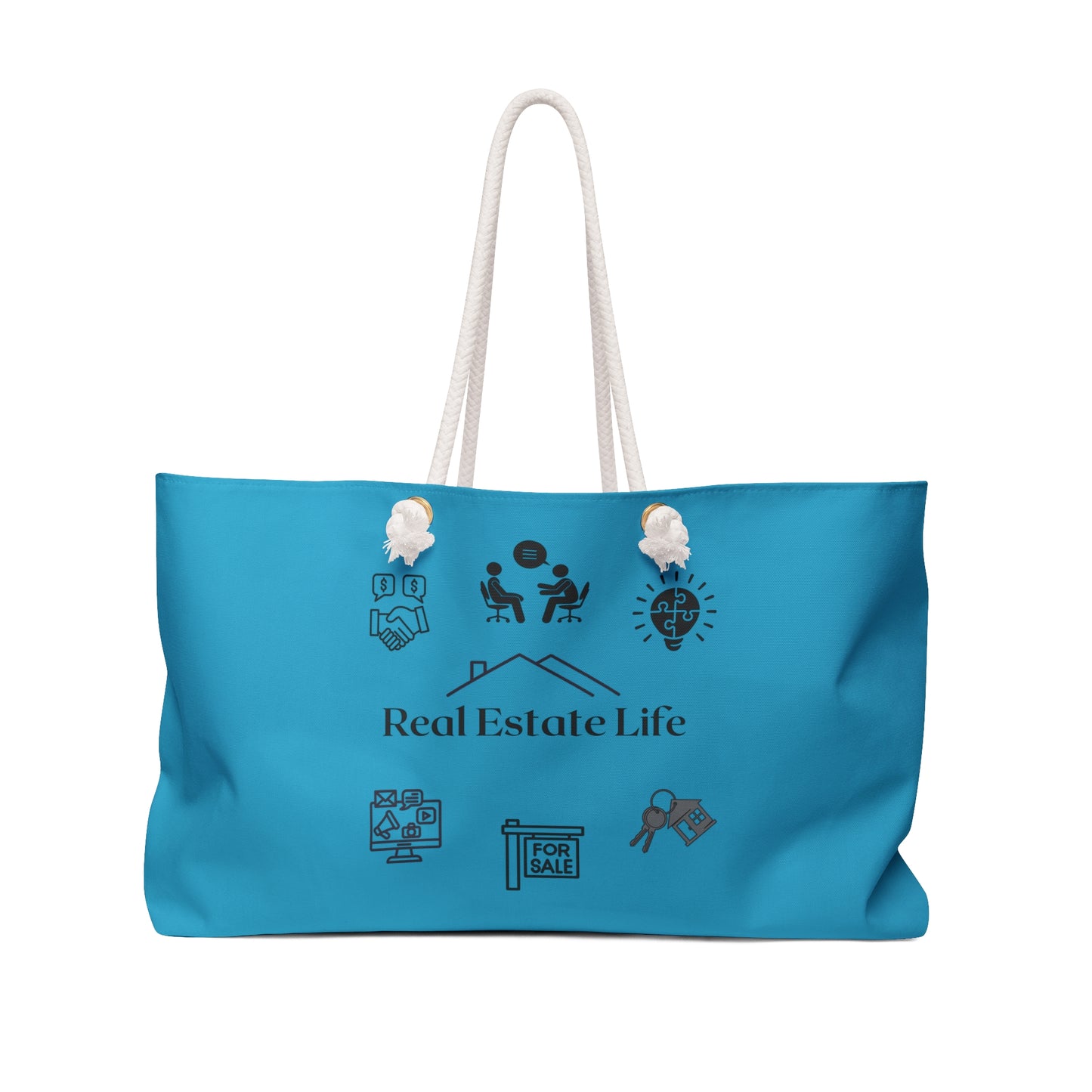 The Real Estate Weekender Bag: Stylish and Practical Travel Tote for Realtors and Property Pros