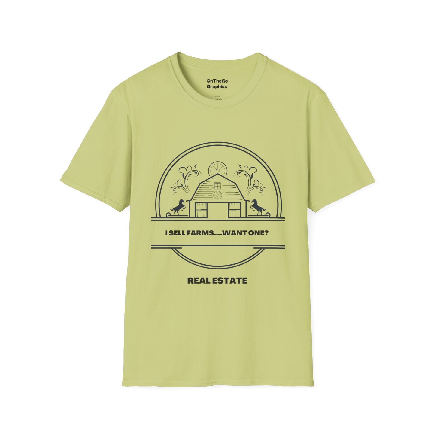 I sell Farms and Barns Real Estate Tee #1 Graphic T-Shirt