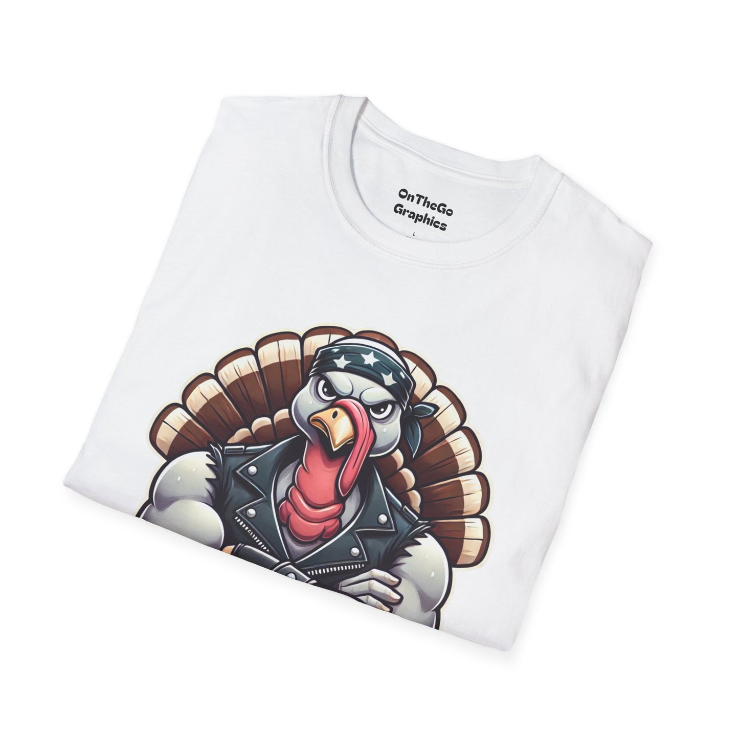 You Want a Piece of Me? Tough Turkey Holiday T-Shirt – Funny Holiday Apparel