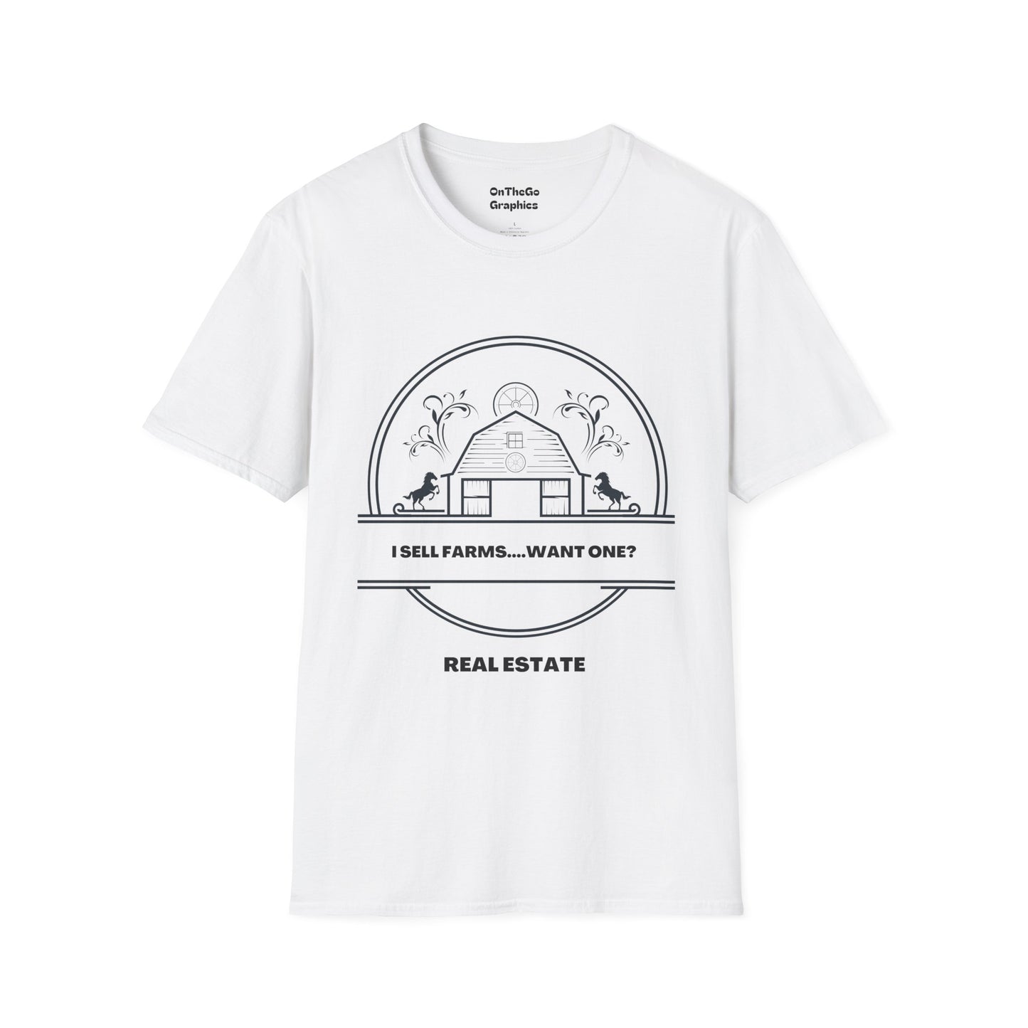 I sell Farms and Barns Real Estate Tee #1 Graphic T-Shirt