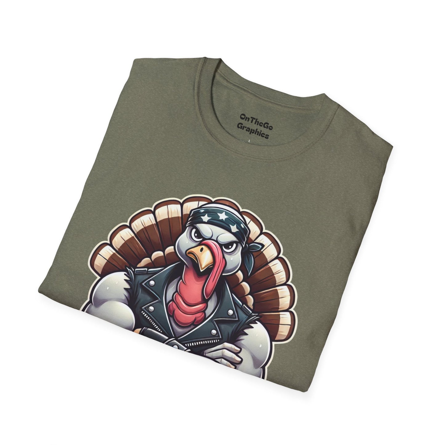 You Want a Piece of Me? Tough Turkey Holiday T-Shirt – Funny Holiday Apparel