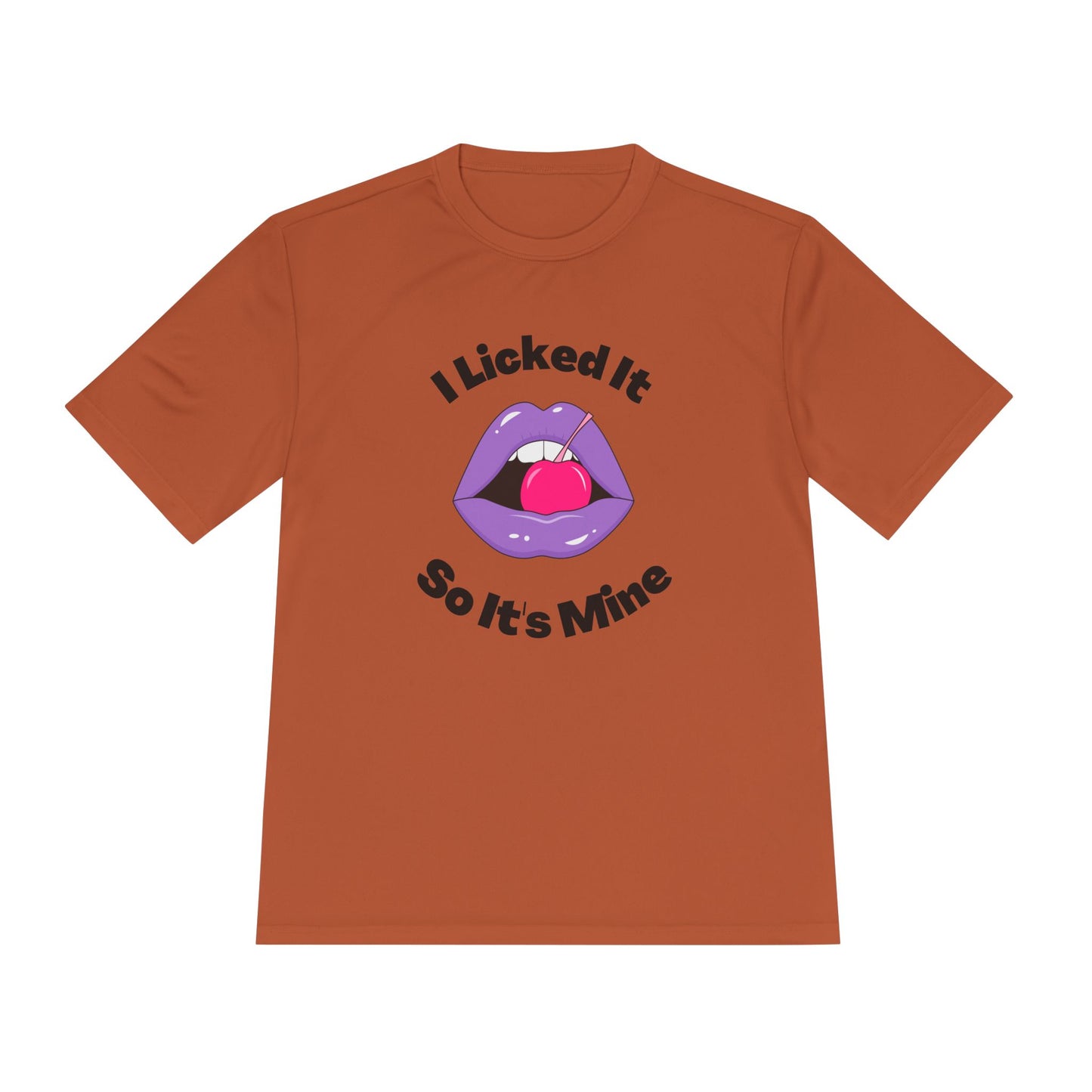 Texas Orange I Licked It #2 Funny Graphic Tee Jersey Fit T Shirt