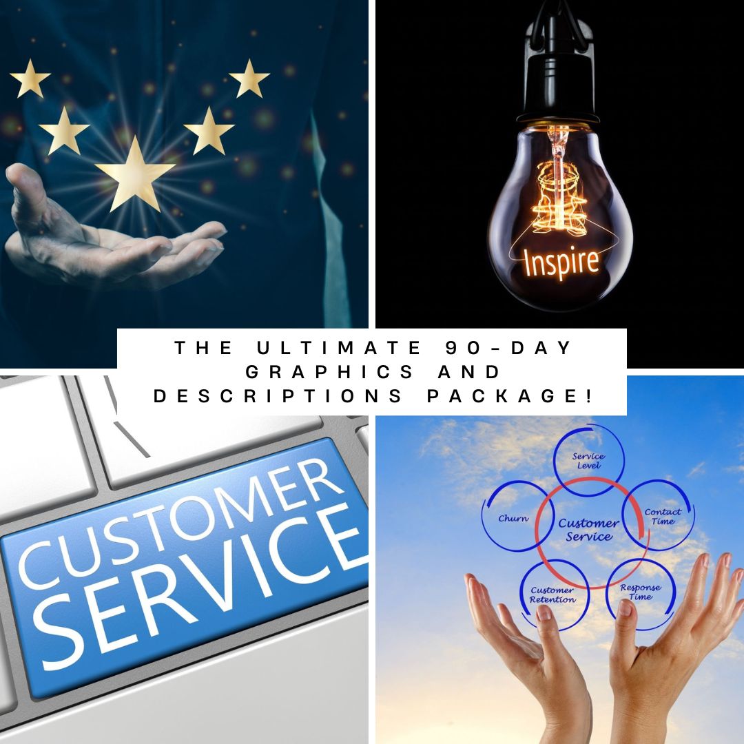 90-Day Social Media Posts **Graphics and Descriptions Package**!