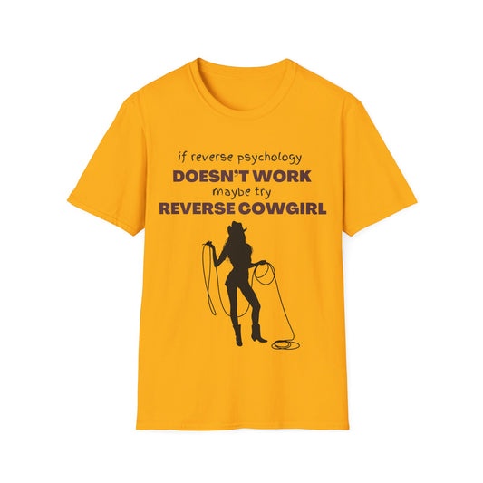 Reverse Cowgirl Funny Tee Soft Style