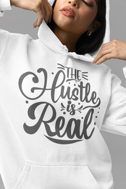 The Hustle Is Real T-Shirt: Motivational and Stylish Tee for Entrepreneurs and Go-Getters